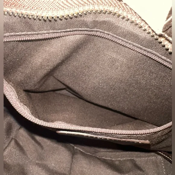 COACH Vintage Signature Canvas Carly Hobo Bag Shoulder Purse #K10619 - Picture 10 of 13